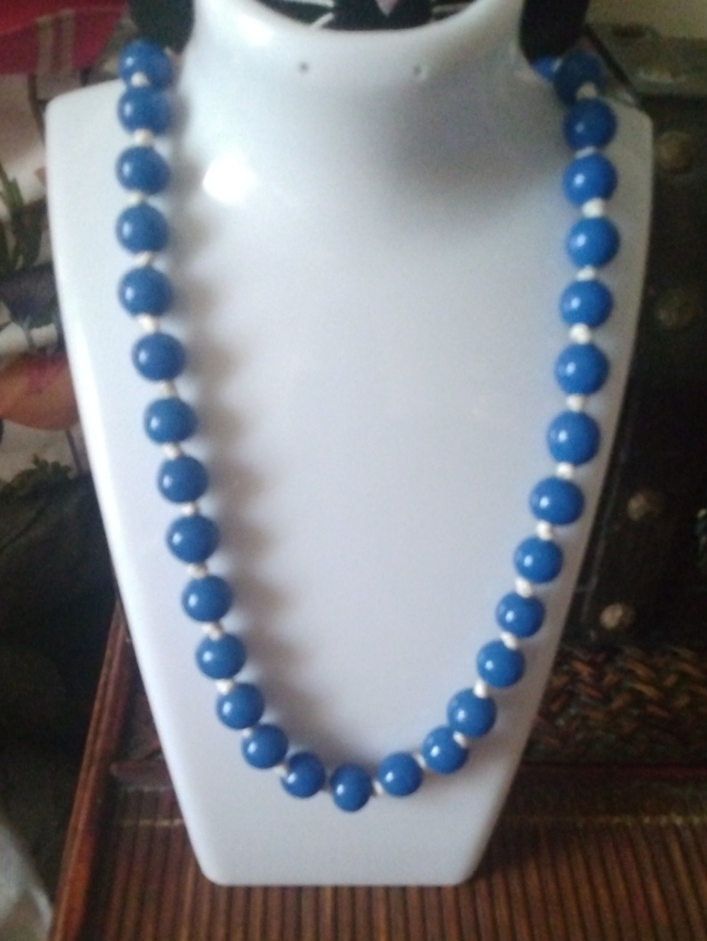Classic Blue Lapis  Beaded Necklace - Women Jewelry